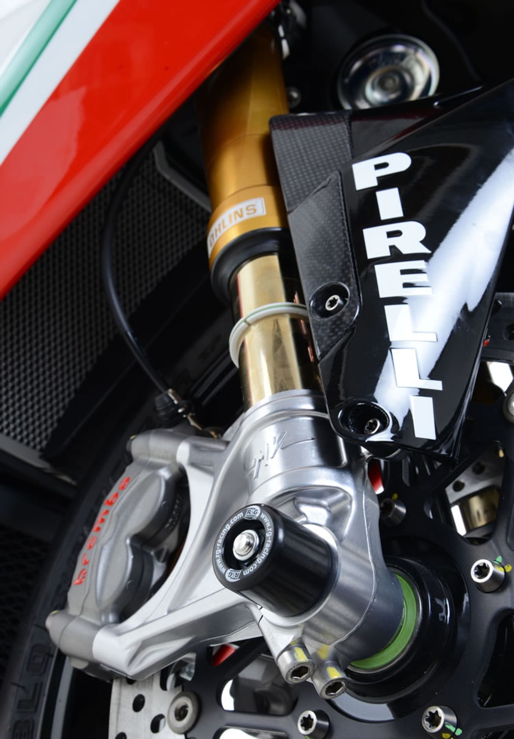 R&G Racing Fork Protectors, (Ohlins forks) for MV Agusta F4RR '11-'20 , F4 RC '15-'20 R&G Racing Fork Protectors, (Ohlins forks) for MV Agusta F4RR '11-'20 , F4 RC '15-'20